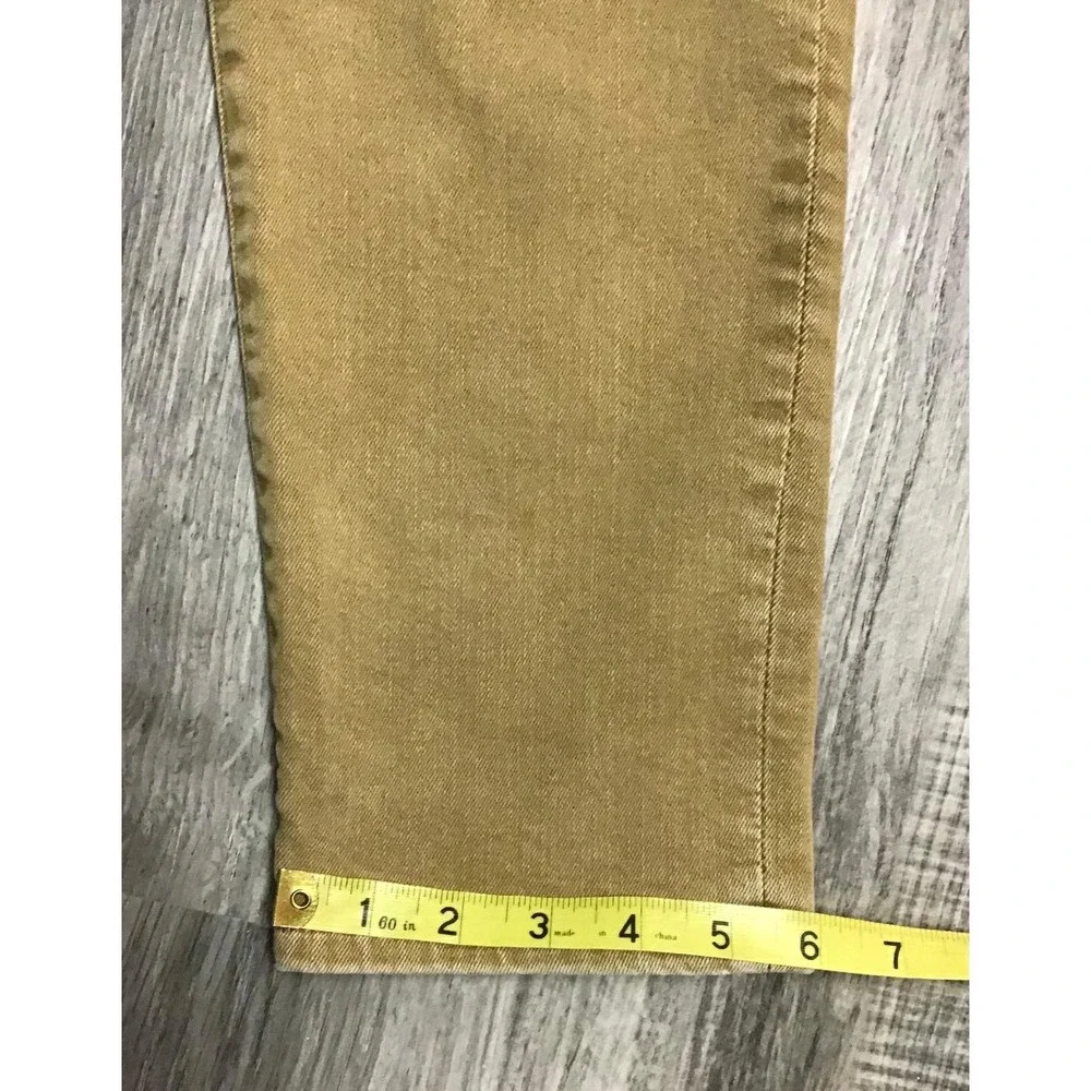American Eagle Next Level Flex Slim Jeans Mens 33x30 Khaki Tan Stretch Denim